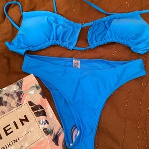Ruched Bust Tie Back Bikini